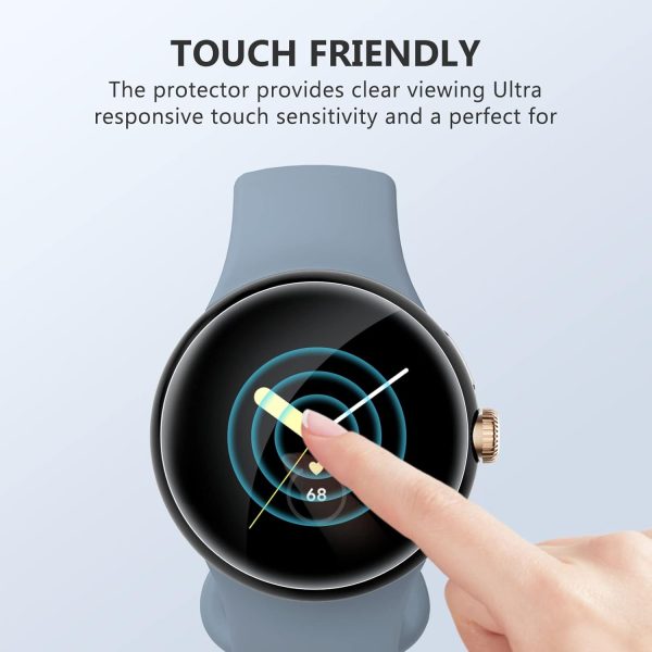 EGV 6 Pack for Google Pixel Watch 3 41MM/ Pixel Watch Series 2 1 Screen Protector, TPU Film [Self-Healing], Anti-Scratch, Ultra-Thin for Pixel Watch 3 Screen Protector - Image 5