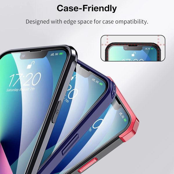 EGV 3 Pack Screen Protector for iPhone 13/ iPhone 14/ iPhone 13 Pro/iPhone 16Se 6.1 inch, Tempered Glass HD Screen, Scratch Resistant Film, Easy Installation - Image 2