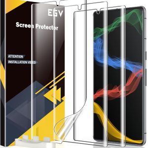 EGV 3 Pack TPU Film for Google Pixel 7 Pro Screen Protector [Not Glass] Bubble Free, Case Friendly, Touch Sensitive. HD Clarity Screen Protector for Pixel 7 Pro