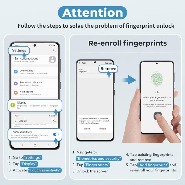 [3 Packs]EGV Screen Protector Compatible for Samsung Galaxy S23 Ultra, Flexible TPU 23 Ultra Screen Protector, Full Coverage, Scratch Resistant, Easy Installation, Case Friendly - Image 5